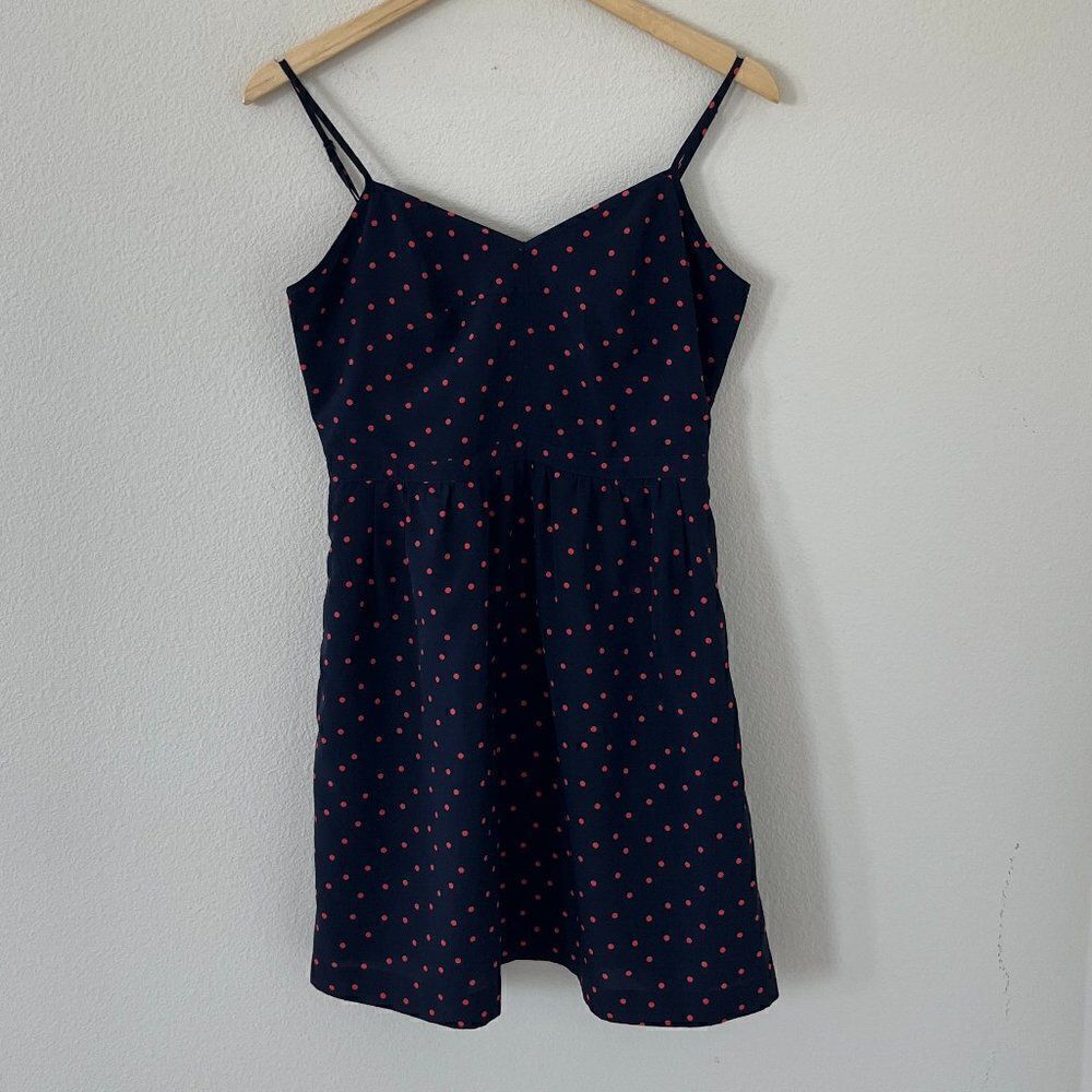 J Crew Poka Dot mini dress Size 6 Style 43841 - Picture 2 of 14